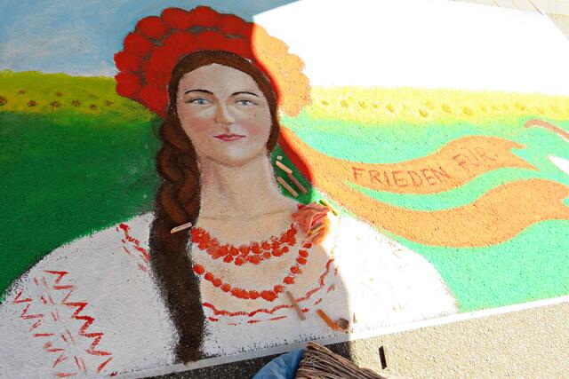 Agnes Preszler: Frieden für Ukraine | Foto: Brigitte Melder