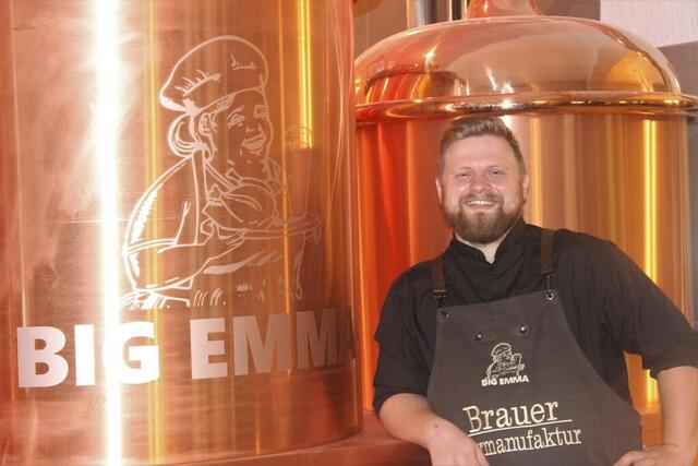 Braumeister Christian Koch hat erst kürzlich den zusätzlichen IHK-Lehrgang zum Craft Beer-Brauer mit Bravour und einer Rekordpunktzahl absolviert | Foto: Big Emma
