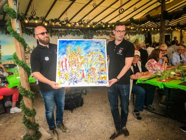 Die pure Lebensfreude rund ums Speyerer Brezelfest soll auf dem aktuellen Brezelfestbild zum Ausdruck kommen | Foto: Cornelia Bauer