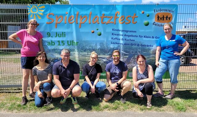 Der Förderverein Spielplatz Geinsheim. | Foto: ps