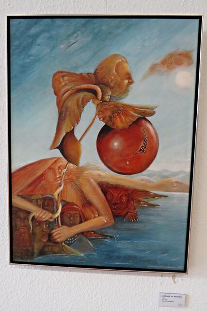 Erstes Gemälde des Künstlers | Foto: Brigitte Melder