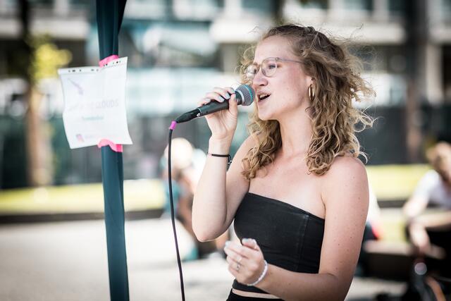 Gap in the Clouds überzeugte mit tanzbarem, deutschem Pop-Funk.  | Foto: Christian Gaier