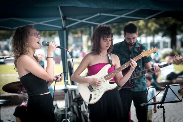 Gap in the Clouds überzeugte mit tanzbarem, deutschem Pop-Funk.  | Foto: Christian Gaier