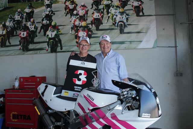 Edwin Weibel (links) und Franz Rau (Foto Michael Sonnick)