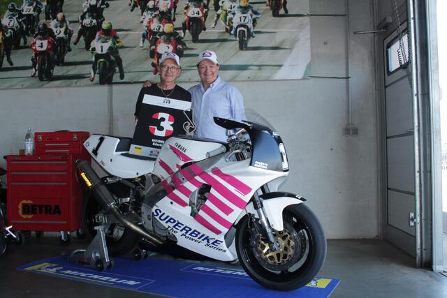 Edwin Weibel (links) und Franz Rau (Foto Michael Sonnick)