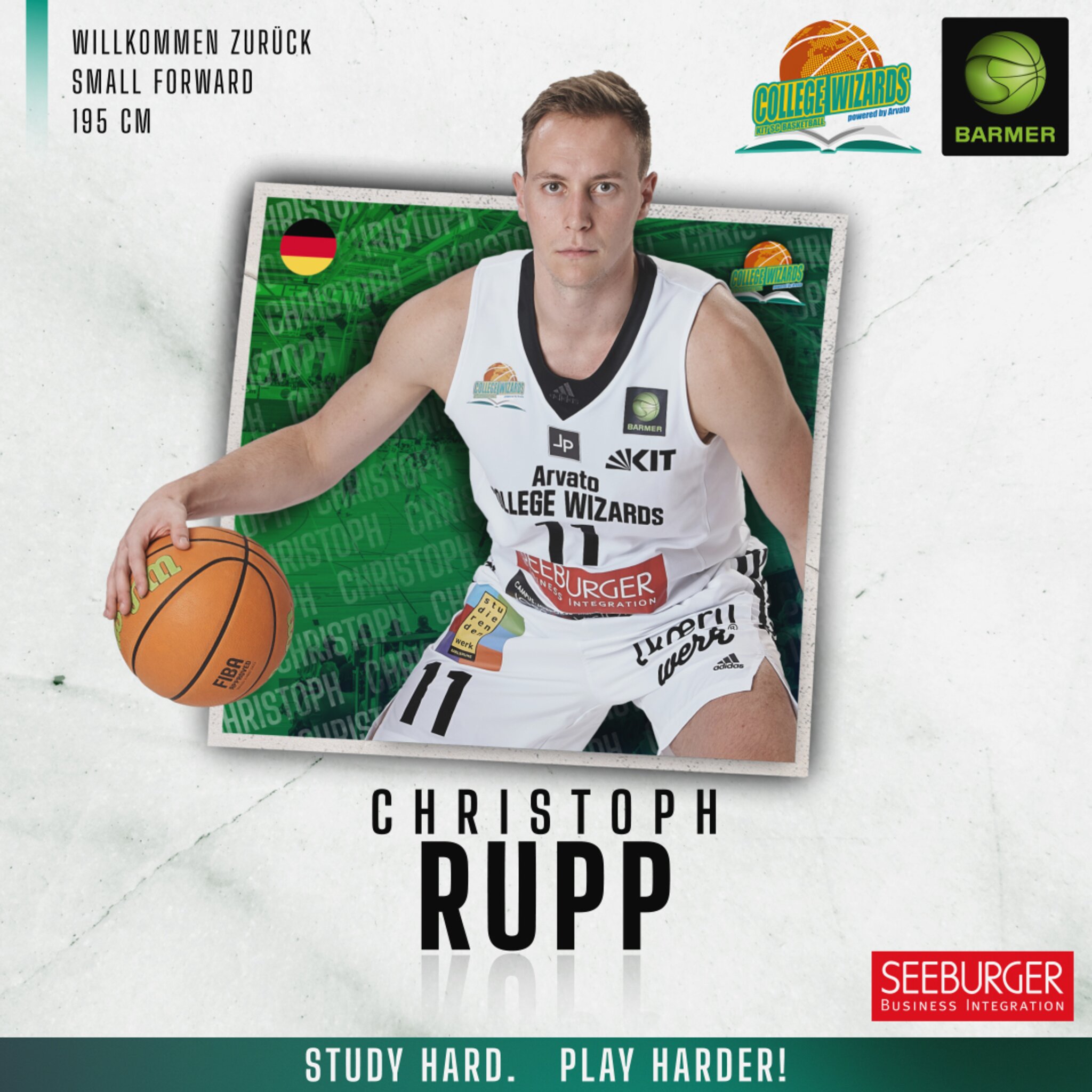 Leistungsträger verlängert: Rupp bleibt ein Wizard - Karlsruhe