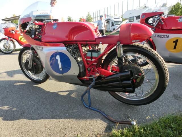 Die Sechszylinder MV Agusta mit 350 ccm Hubraum ist ein Unikat (Foto Michael Sonnick)
