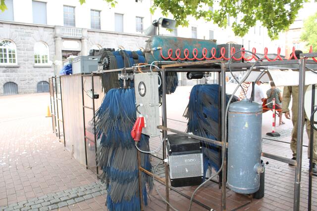 Die performative Autowaschanlage "Carwash" | Foto: Basaric-Steinhübl