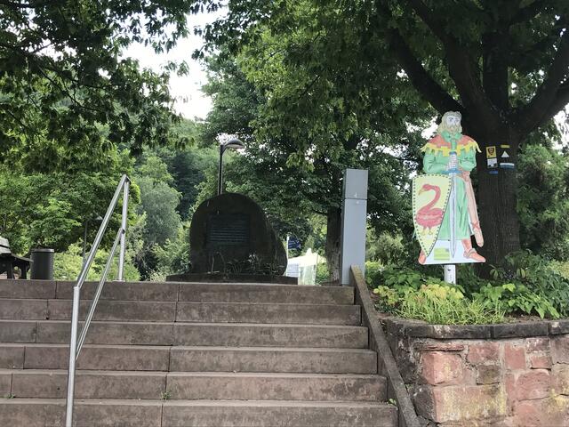 Am Eingang zur Markwardanlage | Foto: B. Bender