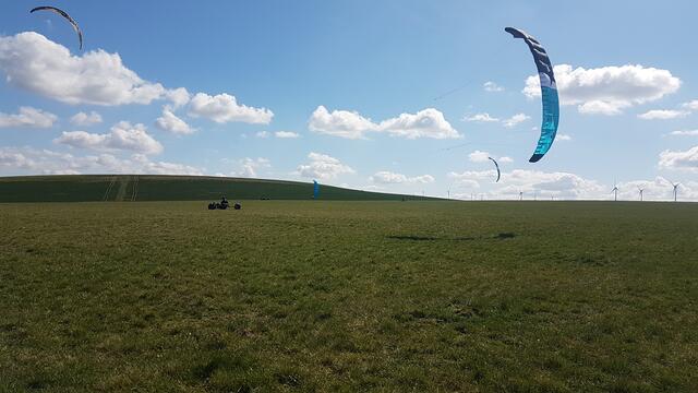 Buggykiting braucht Platz | Foto: Guntram Leibrock