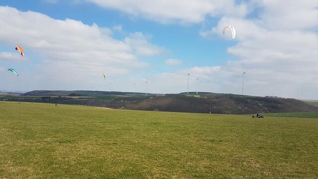 Buggykiting braucht Platz | Foto: Guntram Leibrock