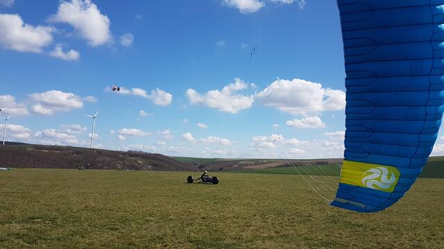 Buggykiting braucht Platz | Foto: Guntram Leibrock