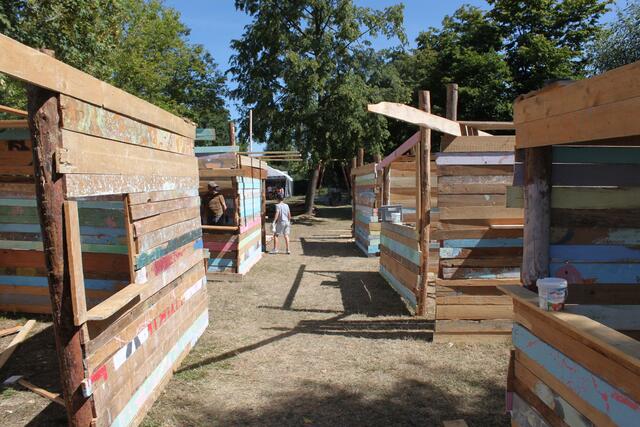 Nach der „Ferienhit“-Woche werden die Hütten wieder schnellsmöglich abgebaut und das Gelände wieder für alle nutzbar gemacht. | Foto: Stadtverwaltung Neustadt