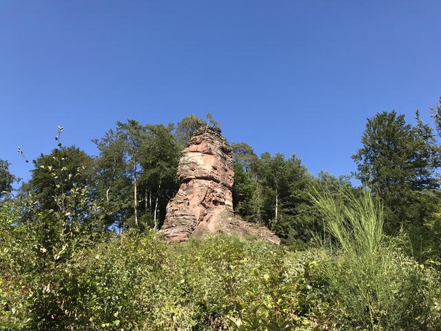 Vorturm des Wolfsfelsen auch „Ebenfällter“ genannt | Foto: B. Bender
