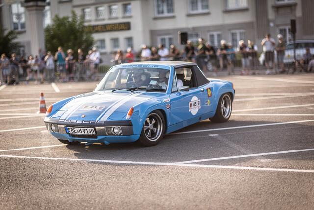 Rüdiger Hartmann und Marcel Deggau im VW Porsche 914/6 GT. | Foto: Christian Gaier
