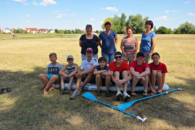 Gruppenaufnahme der Wassersportler | Foto: Brigitte Melder
