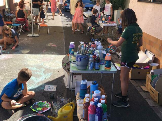 Die Malschule von der Künstlerin Susanne Wadle zog viele Kinder an | Foto: Ortsgemeinde Gleisweiler