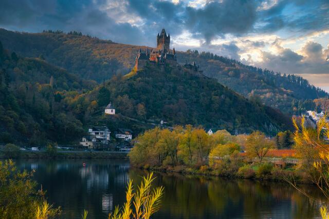 Blick zur Reichsburg in Cochem an der Mosel im November | Foto: Stefan Jung
