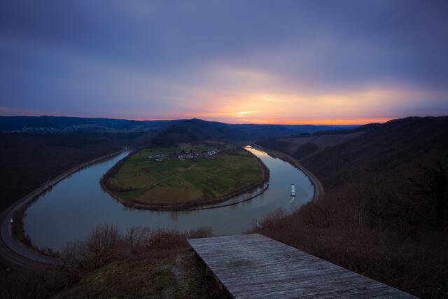 Kleine Saarschleife bei Serrig im März22 | Foto: Stefan Jung