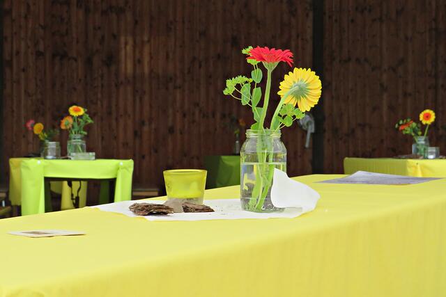 Liebevoll geschmückte Tische | Foto: Brigitte Melder