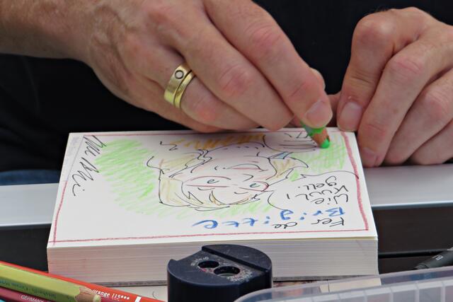 Mein persönlicher krönender Abschluss, eine Karikatur | Foto: Brigitte Melder