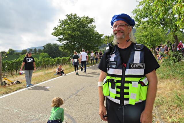 Herr Blohm ist am Start bereit | Foto: Brigitte Melder