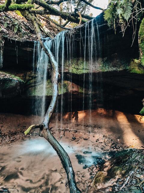 Wasserschaupfad Herschberg im Februar 