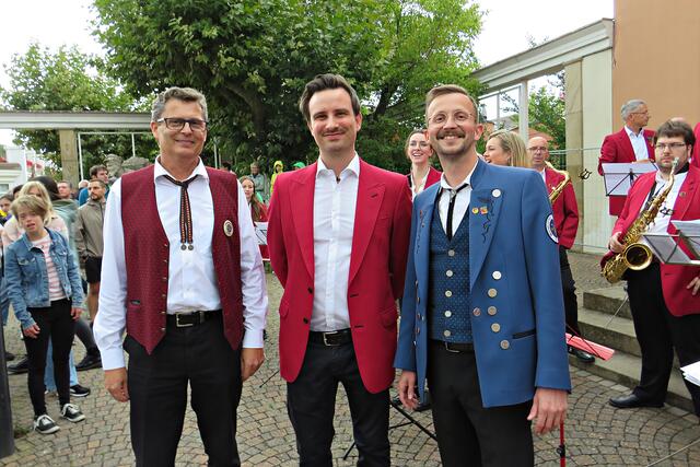 Die drei Dirigenten | Foto: Brigitte Melder
