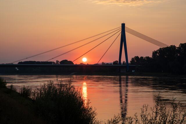 Sonnenaufgang an der Rheinbrücke / Speyer / August
Bild: privat / Georg Beck