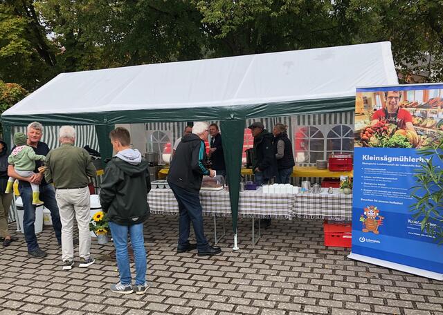 Der Stand vom Kleinsägmühlerhof | Foto: ps
