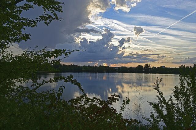 Sundown am Begütenweiher | Foto: Ilona Schäfer