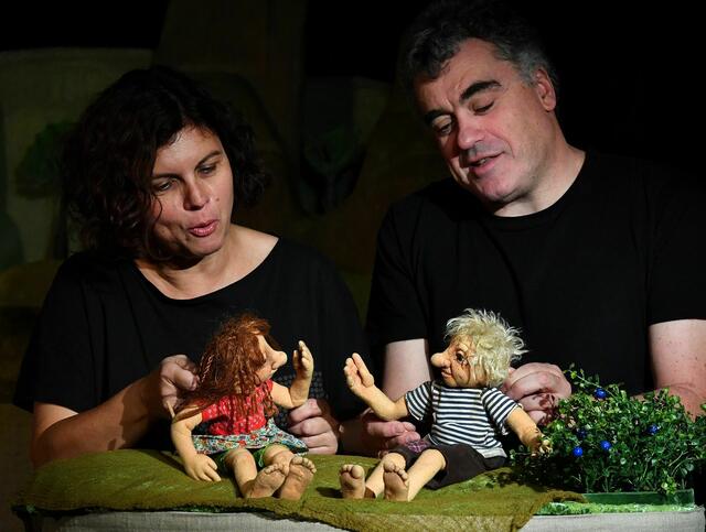 Das Puppentheater Dornerei mit dem Ehepaar Eleen und Markus Dorner hat im Herrenhof Mußbach seine Heimat gefunden. | Foto: Dornerei