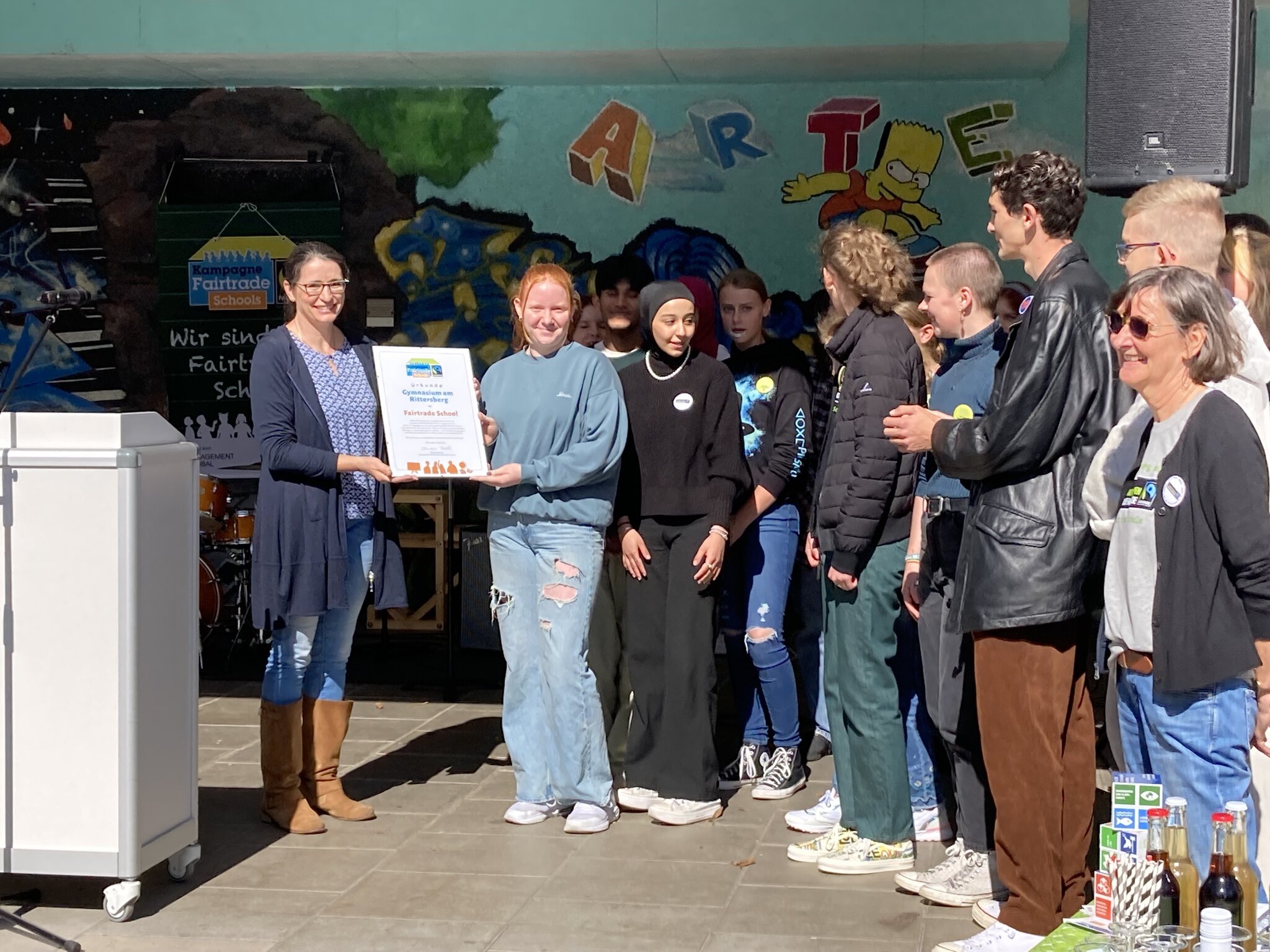 Am Rittersberg macht „Fair Trade“ Schule RittersbergGymnasium erste „Fairtrade School“ in