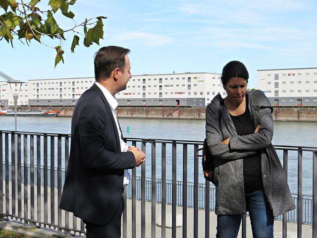 Center-Manager Patrick Steidl und Saskia Helfenfinger-Jeck | Foto: Brigitte Melder