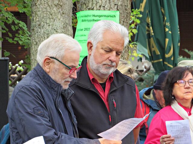 Die beiden Ortsoberhäupter Christ und Hasenstab | Foto: Brigitte Melder