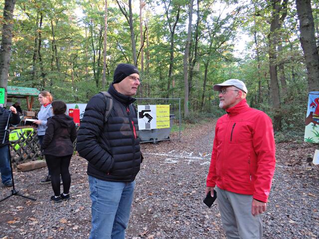 Hans-Peter Melder und Ingo Münster (ehemalige Kollegen) | Foto: Brigitte Melder