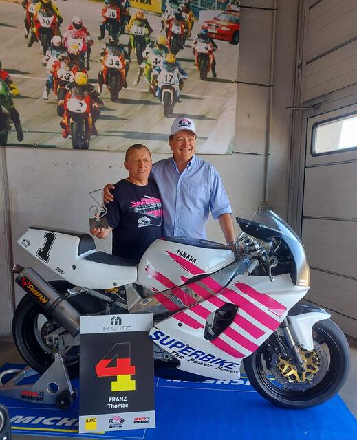 Thomas Franz (links) mit Franz Rau (Foto Eveline Walz)