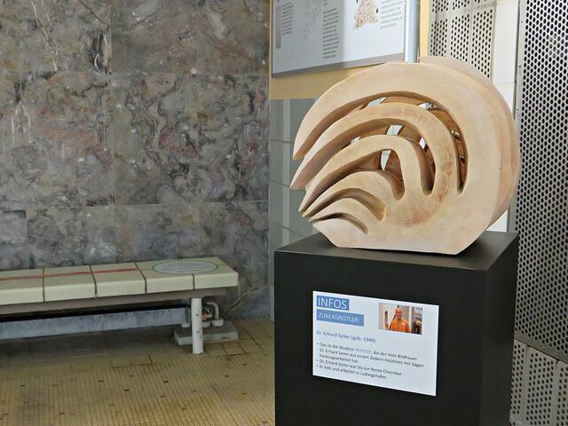 Dauerausstellungsobjekt "Die Welle" von Herrn Dr. Erhard Seiler | Foto: Brigitte Melder