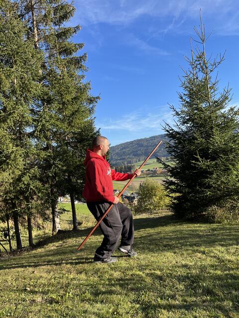 Form mit dem Langstock (Bo) | Foto: Ps