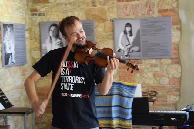 Samir Sakiev an der Geige