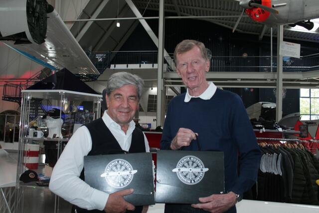 Christian Geistdörfer (links) und Walter Röhrl (Foto Michael Sonnick)