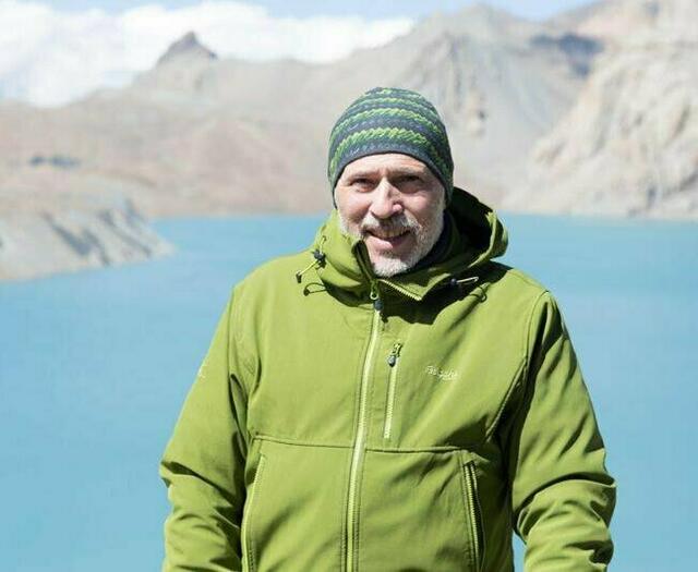 Marcello Kutzner hält einen Vortrag über seine Reisen in Nepal | Foto: Marcello Kutzner