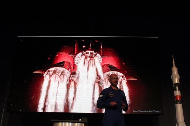 Hier ist der Start von der Rakete zu sehen (Foto Michael Sonnick)