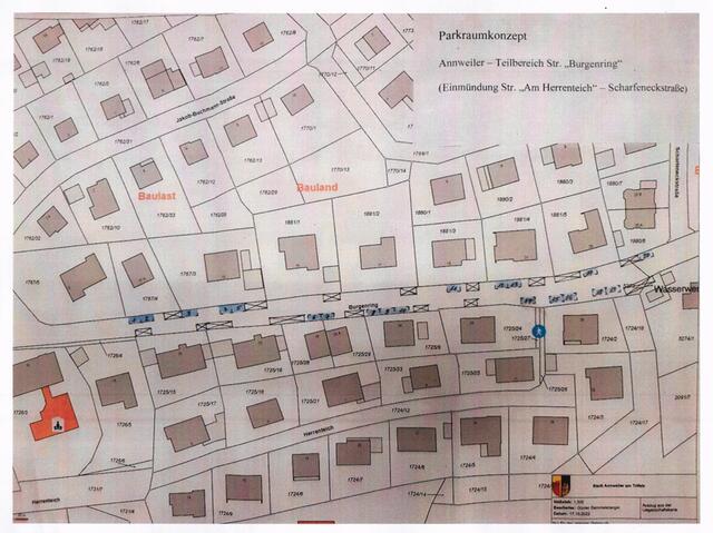 Burgenring ab Kindergarten Herrenteich bis zur Scharfeneckstraße | Foto: Stadt Annweiler