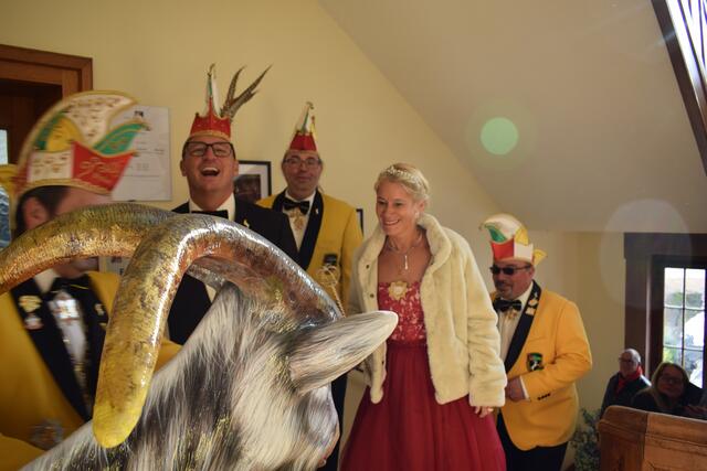 Auch dem Prinzenpaar ist das Lachen nicht vergangen