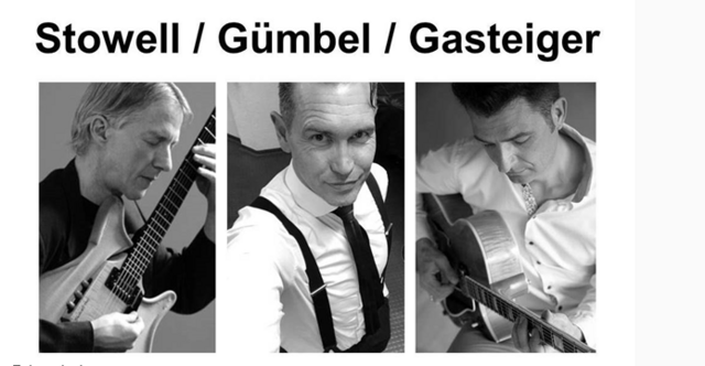 Die Musiker: John Stowell (git), Jochen Gümbel (voc), Klaus Gasteiger (git) | Foto: Jazzclub Wörth/priv