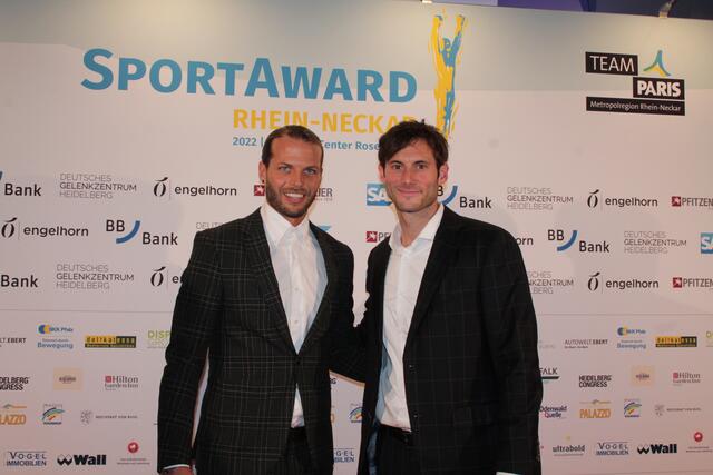 Dennis Diekmeier (links) und Uwe Gensheimer (Foto Michael Sonnick)