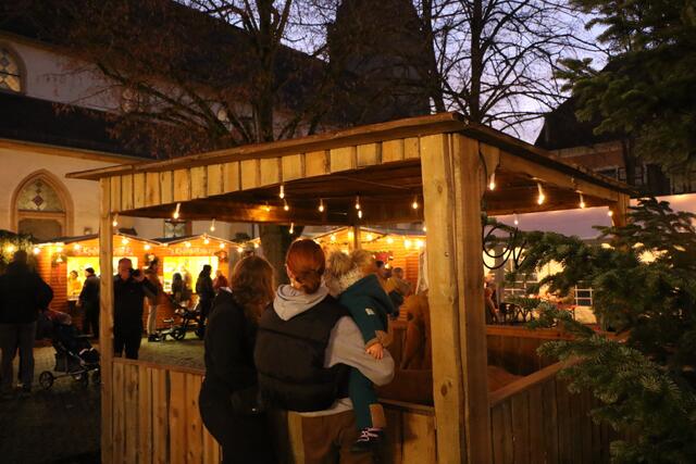 Die Weihnachtskrippe begeistert Groß und Klein | Foto: Heike Schwitalla