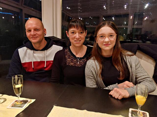 Familie Schubert mit der siegreichen Emma | Foto: Brigitte Melder