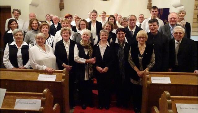 Eine starke Gemeinschaft: Kolpingskapelle Ramsen, evangelischer und katholischer Kirchenchor beim Adventskonzert 2019